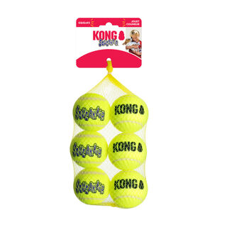 Kong SqueakAir Bolas de Tennis para cães -Pack 6